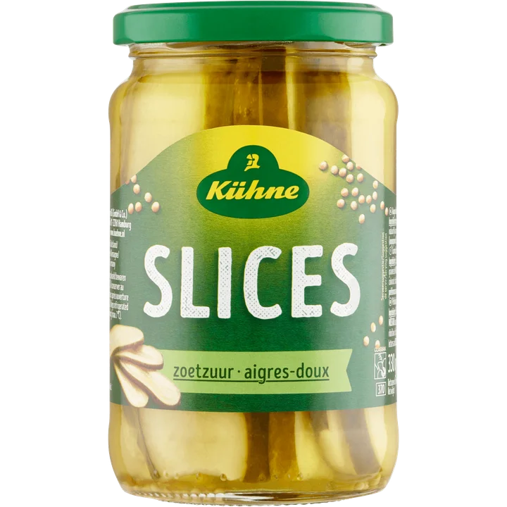 Kühne Slices Zoetzuur 330 g