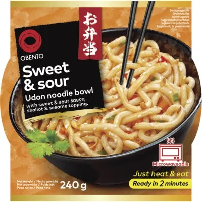 Obento Sweet & sour udon noodle bowl