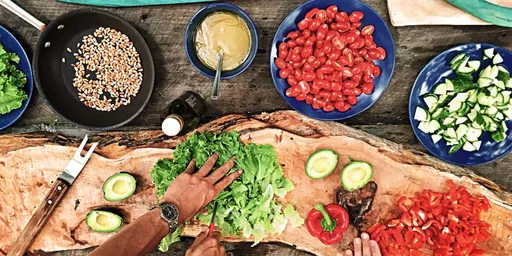 Bloemkoolsalade met kappertjesdressing