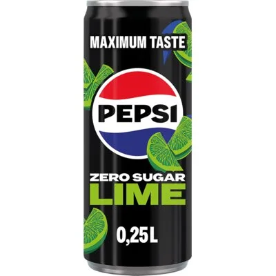 Pepsi Zero sugar lime 4-pack