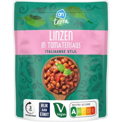 AH Terra Linzen in tomatensaus