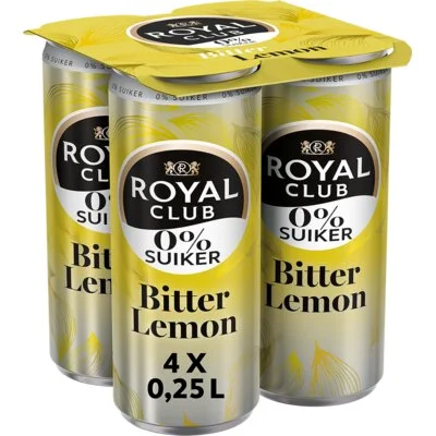 Royal Club Bitter lemon 0% suiker 4-pack