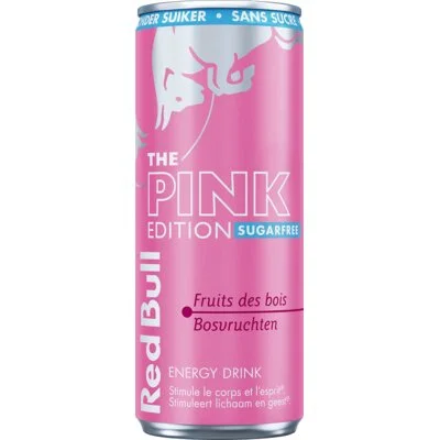 Red Bull Sugarfree pink edition bel