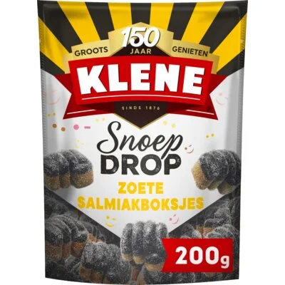 Klene Snoepdrop zoete salmiakboksjes