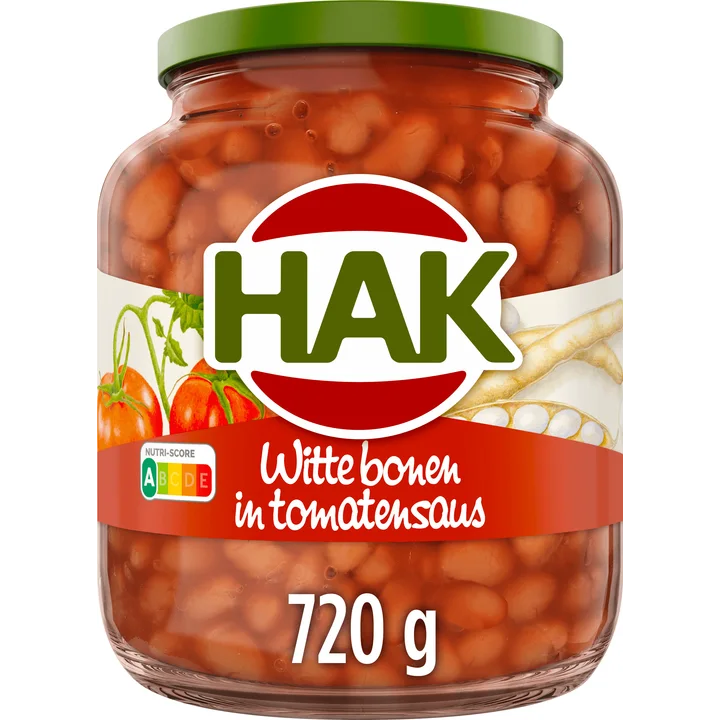 Hak Witte Bonen in Tomatensaus 720 g