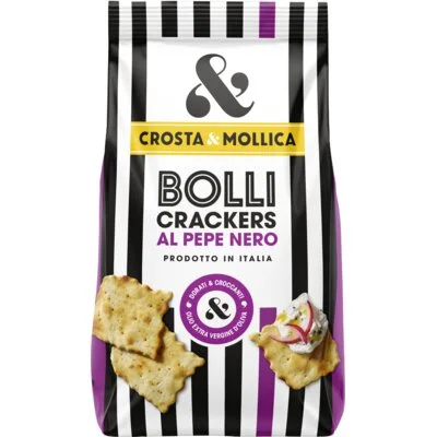 Crosta Mollica Bolli crackers zwarte peper