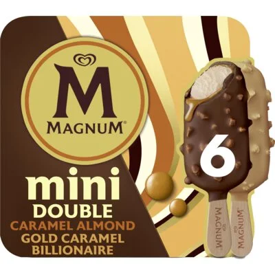 Magnum Mini double caramel & billionaire