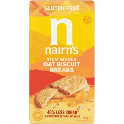 Nairn's Biscuit breaks oats ginger glutenvrij