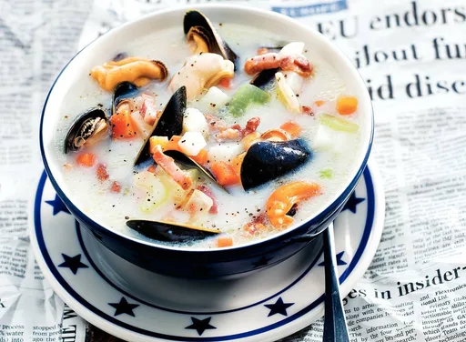 Boston clam chowder