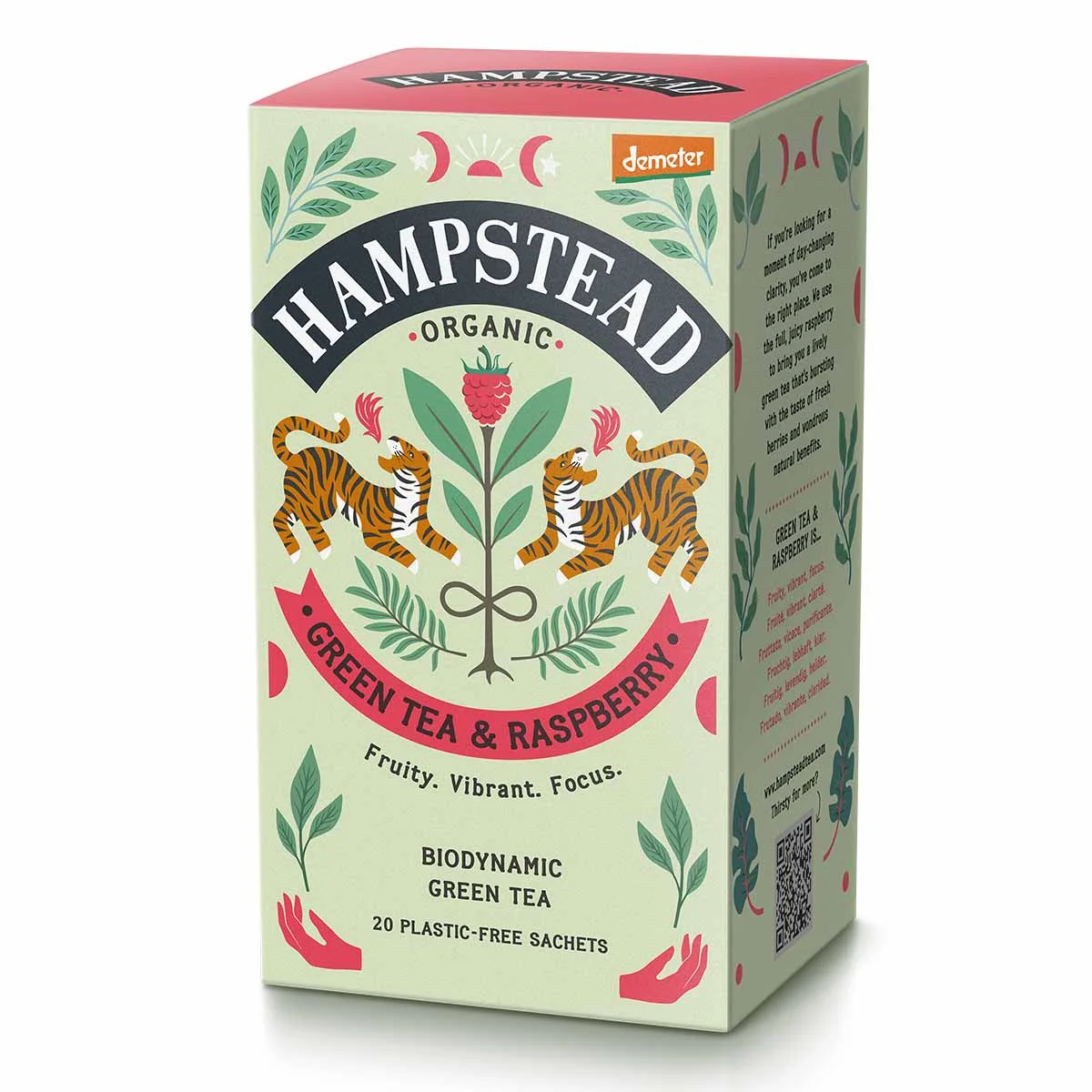 Groene thee framboos