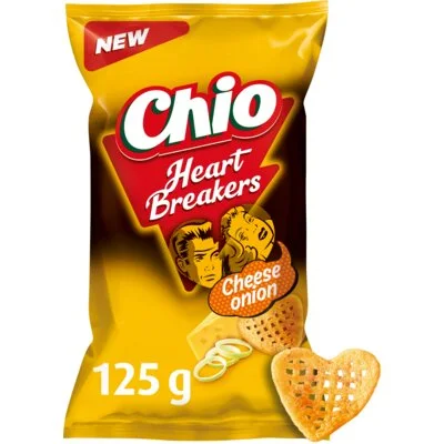 Chio Heartbreakers cheese onion