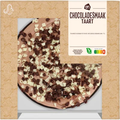 AH Dubbel chocolade taart