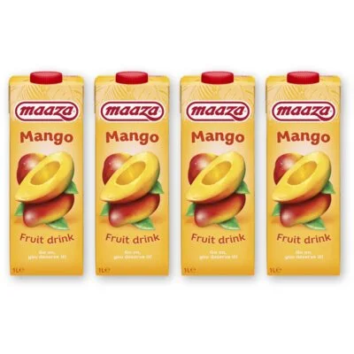 Maaza Mango fruit drink 4-pack