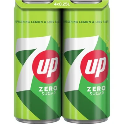7up Zero sugar 4-pack