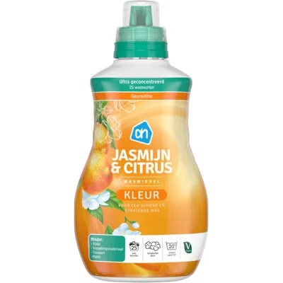 AH Wasmiddel kleur jasmijn & citrus