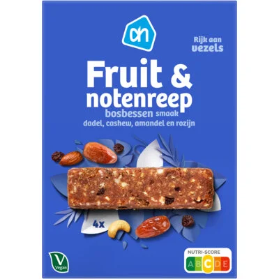 AH Fruit en notenreep bosbessen