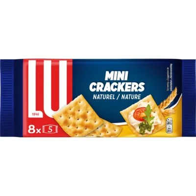 LU Mini Crackers Naturel 8 x 5 Stuks 250g