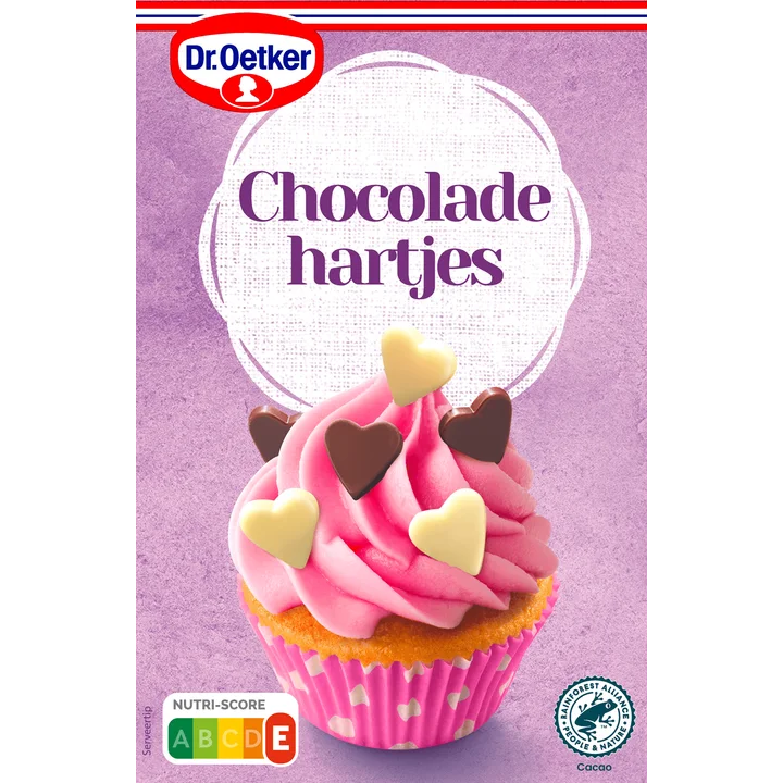 Dr. Oetker Chocoladehartjes versiering 45 g