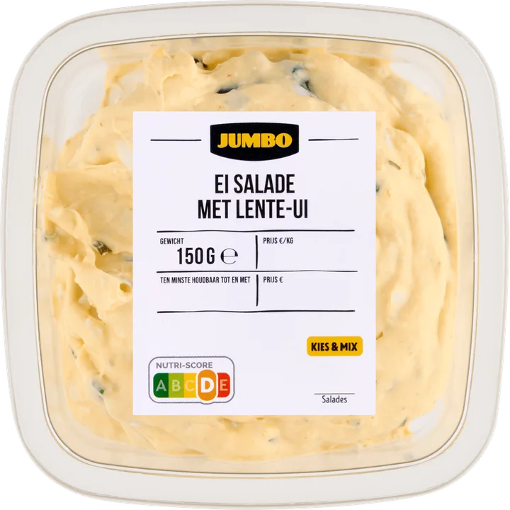 Jumbo Ei Salade met Lente-Ui 150 g