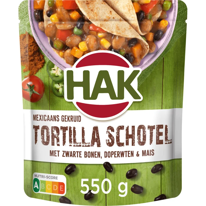Hak Mexicaans Gekruid Tortilla Schotel 550 g