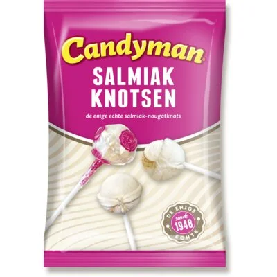 Candyman Salmiak Knotsen 125 g