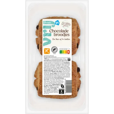 AH Glutenvrij Chocolade broodjes