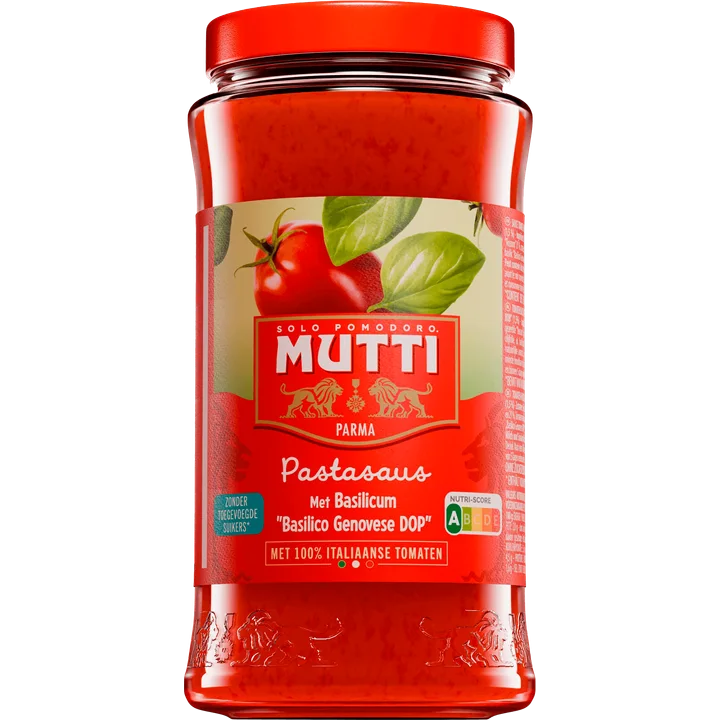 Mutti Pastasaus Basilico 400g