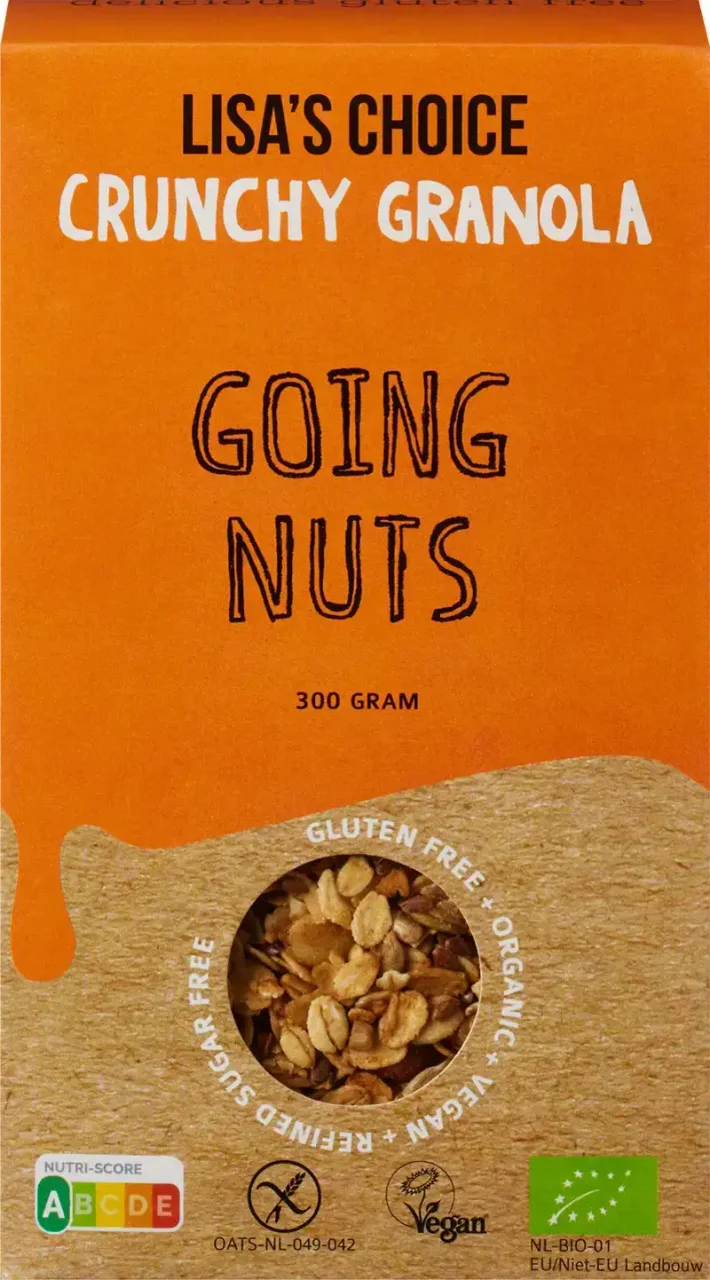 Glutenvrije granola going nuts