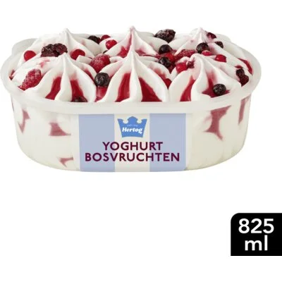 Hertog IJs IJssalon Yoghurt Bosvruchten 825ml