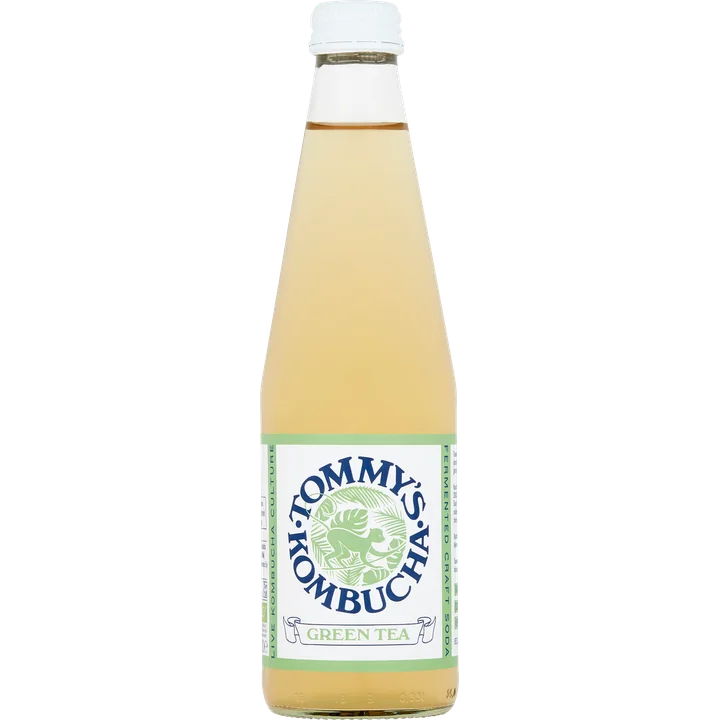 Tommy's Kombucha Green Tea 33 cl
