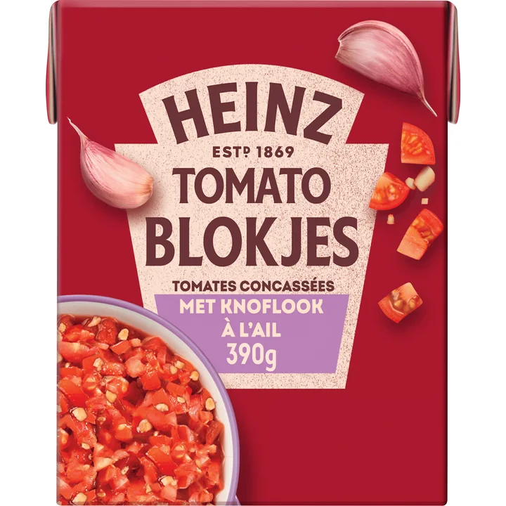 Heinz Tomaten met knoflook