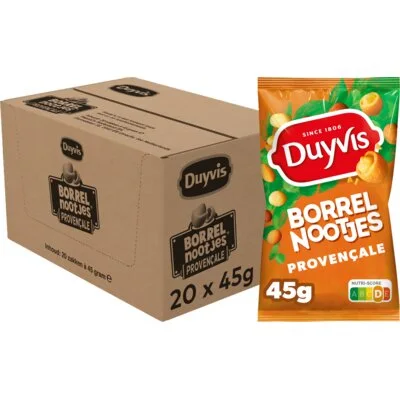 Duyvis Borrelnootjes Provencale 20-pack