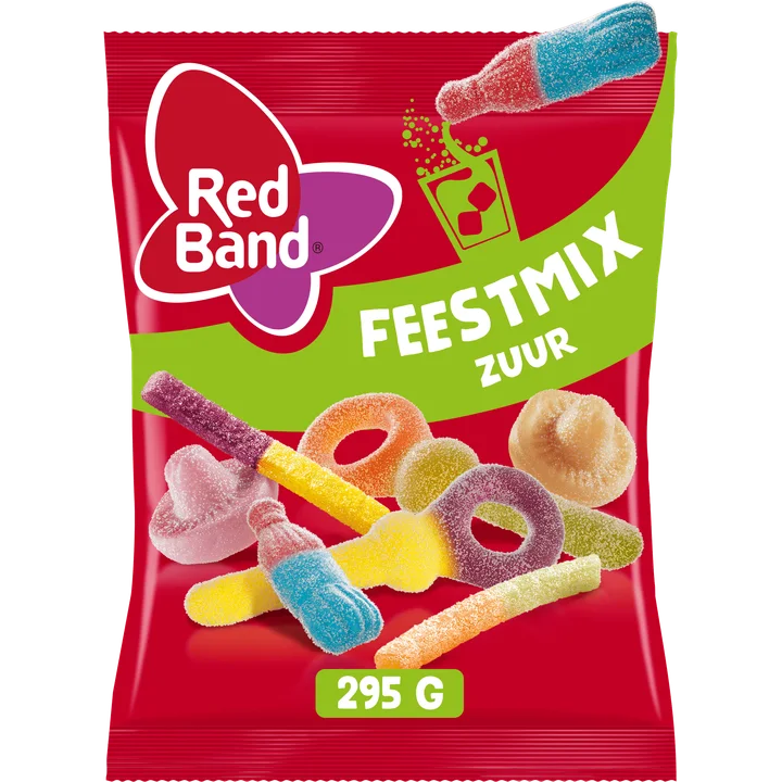 Red Band Feestmix Zuur 295 g