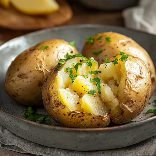 Aardappels poffen in de magnetron
