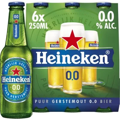 Heineken Premium pilsener 0.0 draaidop 6-pack