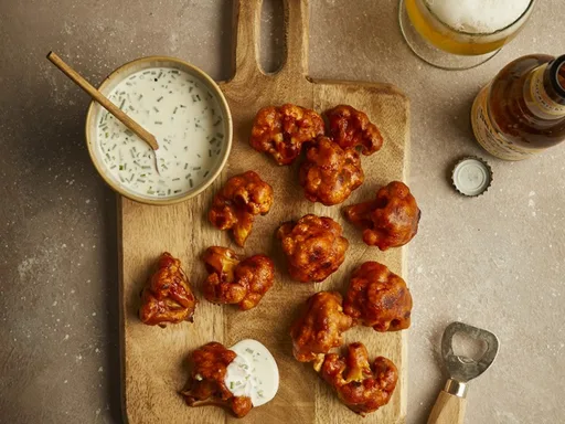 Bloemkool buffalo wings