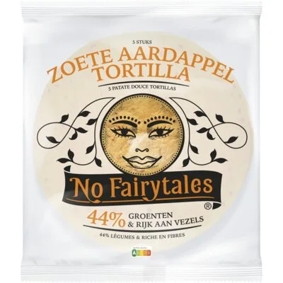 No Fairytales Zoete aardappel tortilla wrap