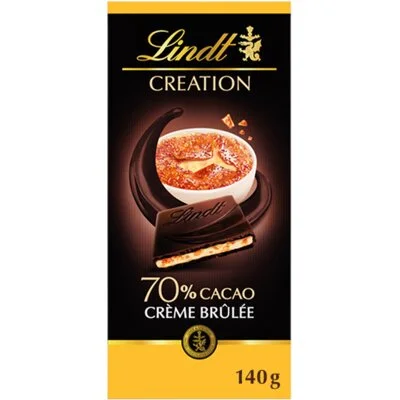 Lindt Creation crème brûlée pure chocolade