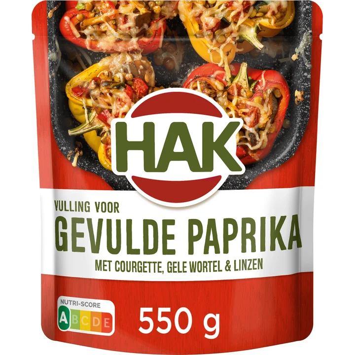 Hak Uit de Oven Gevulde Paprika 550 g