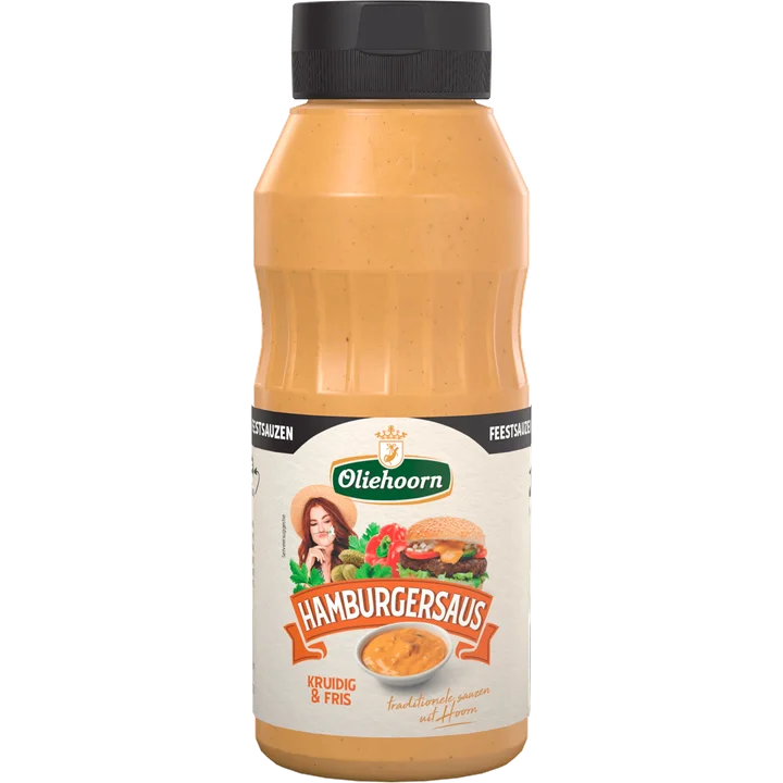 Oliehoorn Hamburgersaus Kruidig & Fris 270 ml
