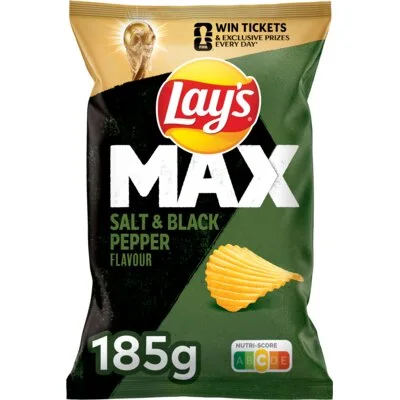 Lay's Max salt & black pepper bel