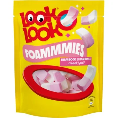 Look-O-Look Foammmies Framboos 180g