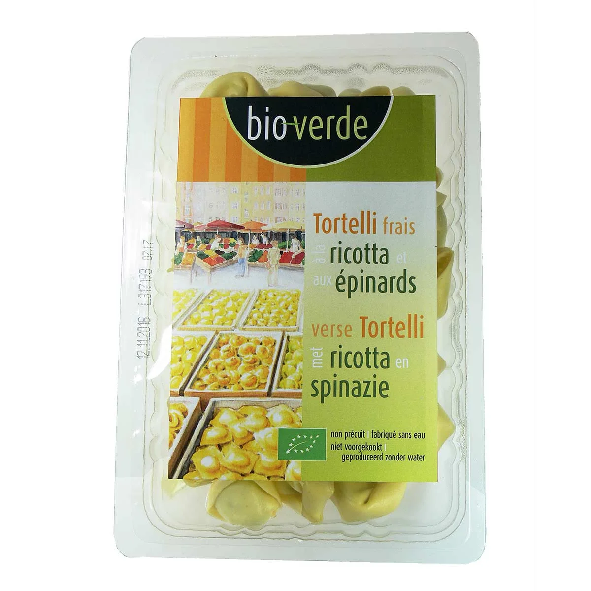 Verse tortelli met ricotta & spinazie