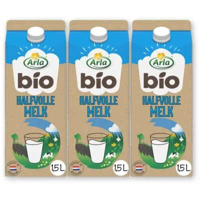 Arla Biologisch halfvolle melk 3-pack