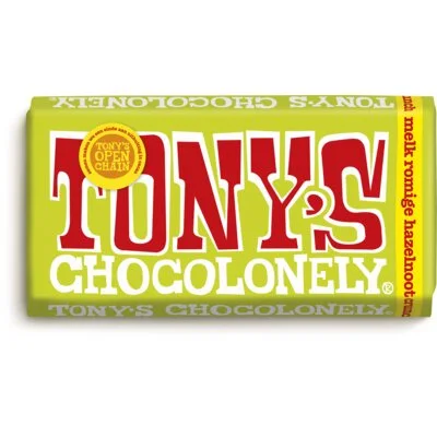 Tony's Chocolonely Reep melk romige hazelnoot