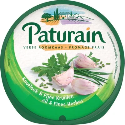 Paturain Verse Roomkaas Knoflook & Fijne Kruiden 90 g