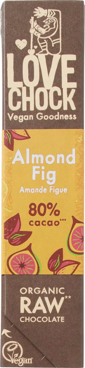 Raw chocolade 80% Almond Fig
