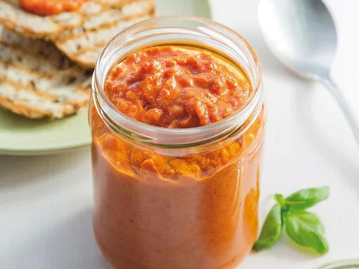 Ajvar van paprika en aubergine