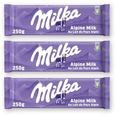 Milka Chocoladereep alpenmelk 3-pack