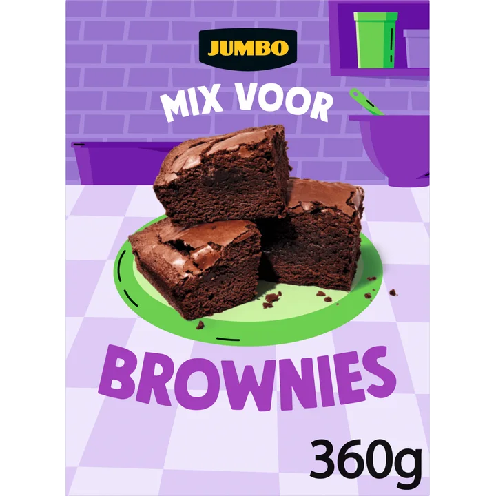 Jumbo Mix Voor Brownies 360 g